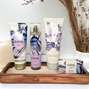 Bath and Body Works Butterfly Body Care Gift Set Nwt
